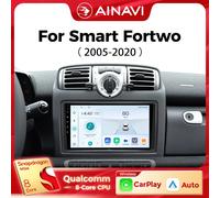 Lettore multimediale per auto Ainavi per Mercedes Benz Smart Fortwo 451 453 2005 - 2020 Wireless Carplay Android Auto 4G Wifi 2din G5 4G 64G Style D