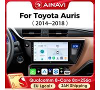 Lettore multimediale per auto Ainavi per Toyota Auris 2014 2015 2016 2017 2018 Corolla ibrido wireless Carplay Android Auto 4G Wifi 2Din