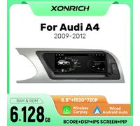 Lettore multimediale per auto Carplay wireless vocale AI per Audi A4 2009-2016 Android 14 4G WIFI BT GPS Navi DSP Androidauto 128G Stereo LOW 2-32GB 13-16