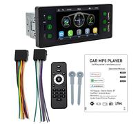 Lettore multimediale per auto con 5 pollici grande schermo trasparente cablato F150C o wireless F150W Carplay Supporto multilingue opzionale BT 5.1 60W* 4 Potenza di uscita Proiezione schermo mobile