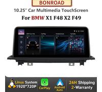 Lettore Multimediale per Auto da 10.25 Pollici con CarPlay Wireless e Android Auto per BMW X1 F48 X2 F49 2016-2020, Bluetooth, GPS, Stereo, YouTube, Radio