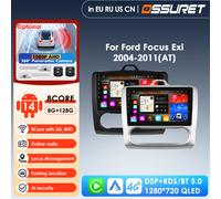 Lettore multimediale per autoradio CarPlay 8G + 128G 4G-LTE per Ford Focus 2 Mk2 2004-2008 2009 2010 2011 Android Auto GPS 2din Autoradio