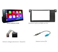 Lettore multimediale Pioneer per BMW serie 3 E46 Apple Car Play / Android To...
