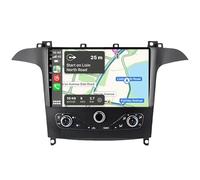 Lettore multimediale video per autoradio Android, radio touch screen da 9 pollici Per Ford Galaxy 2014, accessori per autoradio, plug and play, supporta lo sterzo(8 Core Wifi+4G 2G+32G)