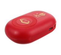 Lettore Musicale Buddhista Portatile per Anziani, Rosso, Plastica | Musiche Rilassanti e Canti Buddhisti Preinstallati, Uso Semplice, Casa e Viaggio, Batteria Inclusa