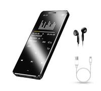 Lettore musicale con qualità audio HiFi, Bluetooth 5.0, compatto e portatile, memoria ad alta capacità, supporta più formati audio, lungo tempo di