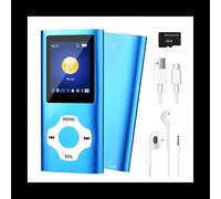 Lettore musicale MP3 con Bluetooth 5.0, lettore musicale HiFi portatile /Video / Visualizzatore di foto / Lettore di libri per bambini (blu)