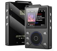 Lettore musicale MP3, con doppia decodifica chip WM8965, connessione BT, risoluzione 320 x 240, corpo in lega di alluminio CNC (nero, 16 GB + 128 GB)