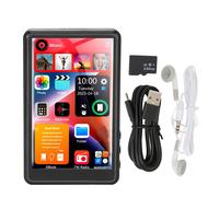 Lettore musicale MP3 da 16 GB con schermo tattile, connettività Bluetooth 5.3 e Wi-Fi, lettore audio digitale con registrazione e funzionalità