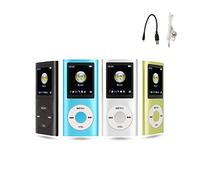 Lettore Musicale MP3, Lettore MP3, Lettori MP3 Portatili, Schermo LCD Sottile da 1,8 Pollici, con Auricolare, Supporta MP3, WMA, FLAC, APE, AAC, OGG e ACELP, Supporta Fino a 64G (D'argento)