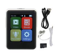 Lettore musicale portatile con touchscreen, lettore MP3 Bluetooth, supporta la qualità audio HiFi e schede di memoria fino a 128 GB, controllo