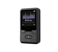 Lettore Musicale Portatile Contapassi FM Clip Posteriore Sport Lettore MP3 Suono HiFi Senza Perdita BT5.0 Lettore Musicale da 1,44 Pollici-32G