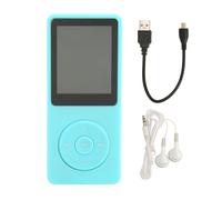 Lettore musicale versatile, Walkman portatile dal design sottile con lettore MP3 e MP4, Bluetooth, radio FM, registratore vocale, e-book, 16 GB blu,
