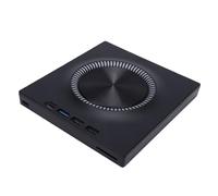 Lettore Ottico Esterno USB 3.0, Design Sottile per Computer | Trasferimento dati ad alta velocità fino a 5 Gbps, 3 porte USB, compatibile con ,