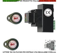 Lettore Prossimità Con 2 TAG Per Centrale Allarme Lysa evo GSM Segn. Stato 3 Led