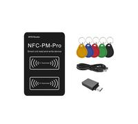 Lettore RFID Chip PM PRO Decoder+5XUID Portachiavi NFC Key Copier 13,56 Mhz 125 KHz Badge Write Token ID IC Tag Clone
