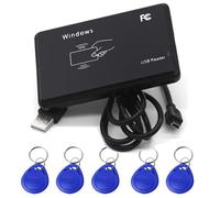 Lettore RFID, Lettore Scheda ID Carta RFID Card Reader USB 125Khz Configurabile