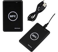 Lettore RFID NFC, Lettore Intelligente Portatile 125 khz 13,56 khz, Copiatrice, ICID Dual Band Uso, LED Light Prompt e Interfaccia USB Full Speed Contiene 5 Schede a Doppia Frequenza IC+ID