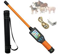 Lettore RFID Scanner portatile a bastone per marche auricolari | Scanner per microchip animali, Legge microchip 134,2 kHz, ISO11784/85, FDX-B, HDX, Ampio raggio d'azione (10-30 cm)