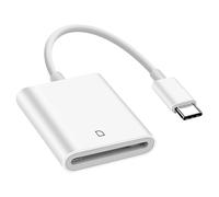 Lettore scheda di memoria SD, adattatore USB-C bianco