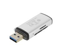 Lettore Scheda SD / Micro-SD 2 in 1 Velocità Trasferimento 5Gbps LinQ Grigio