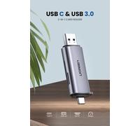 Lettore schede SD microSD UGREEN USB 3.0 Type-C per Motorola Edge 30 Fusion UGR3