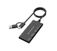 Conceptronic BIAN10B Lettore di schede 7 in 1 USB 3.0, SD x 2, MicroSD x 2, MS, CF, xD