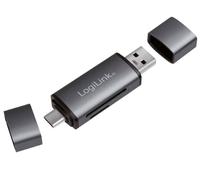 Lettore Schede USB 3.2 Gen 1 SD MicroSD USB-C USB A OTG 5Gbps - Logilink IUSB-CARD-043
