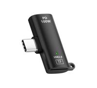 Lettore schede USB C in alluminio Supporto per scheda memoria Tipo C Lettore mobile per telefono con fotocamera Tipo computer portatile