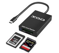 Lettore schede XQD e SD USB C 3.0 - Adattatore Sony XQD & SDXC/SDHC/SD - 5Gpbs Lettore XQD tipo C Supporto Sony serie G/M, scheda Lexar 2933x/1400x USB Mark XQD, per Windows/Mac/iPhone17 16 15/Android
