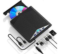 Lettore/scrittore CD/DVD esterno per PC/laptop Windows 11/10 USB 3.0 Masterizzatore 2025
