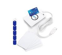 Lettore/scrittore di smart card NFC RFID ICR ACR122U ISO 14443A/B + software in SDK bianco 5xMifare IC