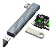 Lettore SD Adattatore USB A Hub USB C Ricarica Micro SD Jack Presa Doppia 3.0 a Porta Multipresa Multi Cavo Flash Compatto Multiple Accessori Interruttore di Memoria Tipo C Esterno Mouse Chiave TF