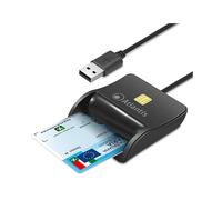 LETTORE SMART CARD ATLANTIS LAND P005-SMARTCR-U USB Type-A Plug & Play per CNS, Firma Digitale e Home Banking