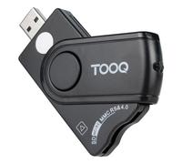 Lettore smart card TooQ TQR-3012B USB-A compatibile DNI SIM SD TF nero