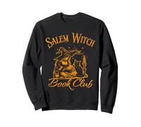 Lettore Spaventoso di Halloween del Salem Witch Book Club Felpa