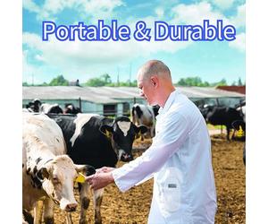 Lettore tascabile per chip per animali domestici, standard, portatile, LCD retroilluminato, ID tag per animali e animali domestici