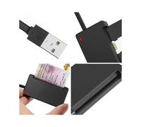 Lettore Universale Multifunzionale USB2.0 per Card SIM/Schede Telefoniche/Carte D'Identità/Carte Bancarie, Adatto per La Dichiarazione Dei