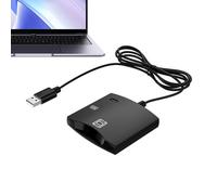 Lettore USB CAC, Lettore di Smart Card | Plug and Play ID Smart Card Player,Forniture elettroniche, Accessori portatili compatti per il governo