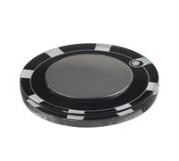 Lettore verde da golf con livella a bolla di precisione per valutare il gradiente verde e supportare la precisione del posizionamento del marcatore a sfera (bianco)