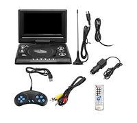 Lettore video, 7,8 pollici 16: 9 Widescreen 270 ° schermo LCD ruotabile Home Car TV Lettore DVD VCD portatile MP3 Viewer con funzione di gioco