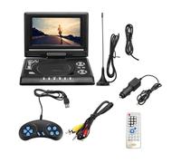 Lettore video, 7.8 Pollici Portatile HD TV Home Car Lettore DVD VCD CD MP3 Lettore DVD Schede USB RCA TV Cavo Gioco 16:9 Ruota Schermo LCD