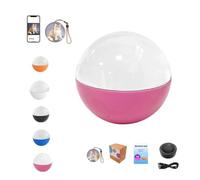 Lettore video a sfera di cristallo da 2,7 pollici, display elettronico personalizzato, display digitale a sfera, caricabile video e foto, regalo fai da te per anniversario, compleanno (versione mobile