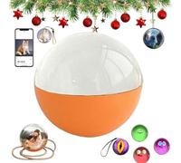 Lettore video a sfera di cristallo da 2,7 pollici, sfera di memoria, display digitale personalizzato con memoria 2025, video e foto caricabili, regalo fai da te per anniversario, compleanno, versione