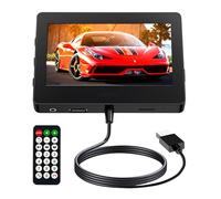 Lettore Video Auto | Lettore HD per Auto, Scheda M6/Disco U Video, Telecomando Bluet00th, Trasmettitore FM per Auto, Di Intrattenimento con Supporto Clip Po