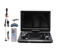 Lettore video, Lettore DVD for auto da casa portatile da 9,8 pollici VCD Lettore CD Gioco TV Adattatore radio USB Supporto radio FM