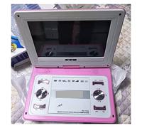 Lettore video, Lettore DVD video HD a grande schermo da 14 pollici Scheda di supporto Dvd portatile Gioco disco U Sposta Supporto altoparlante MP3 Console di gioco TV digitale(Pink)