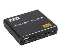 Lettore video musicale 4K HDMI, lettore multimediale digitale USB lettore multimediale universale per Android, lettore universale portatile multifunzione(UE)