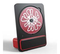 Lettori CD For La Casa, Lettore CD Portatile, Altoparlante HiFi Integrato, Con Bluetooth 5.3/telecomando/modalità AUX Da 3,5 Mm, Raggio Di Connessione Di 33 Piedi, For Casa, Ufficio(Red)