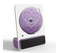 Lettori CD For La Casa, Lettore CD Portatile, Altoparlante HiFi Integrato, Con Bluetooth 5.3/telecomando/modalità AUX Da 3,5 Mm, Raggio Di Connessione Di 33 Piedi, For Casa, Ufficio(Purple)